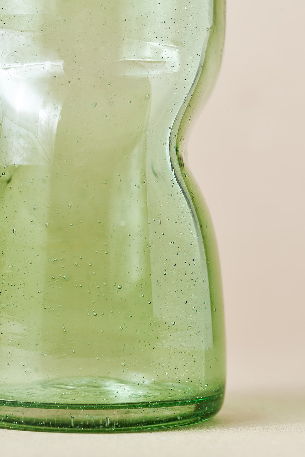 PACK OF 2 | Glass - Jade Creased