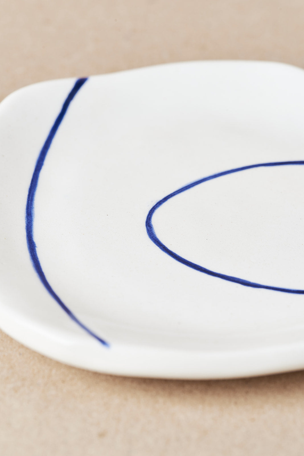 handcrafted ceramic plate