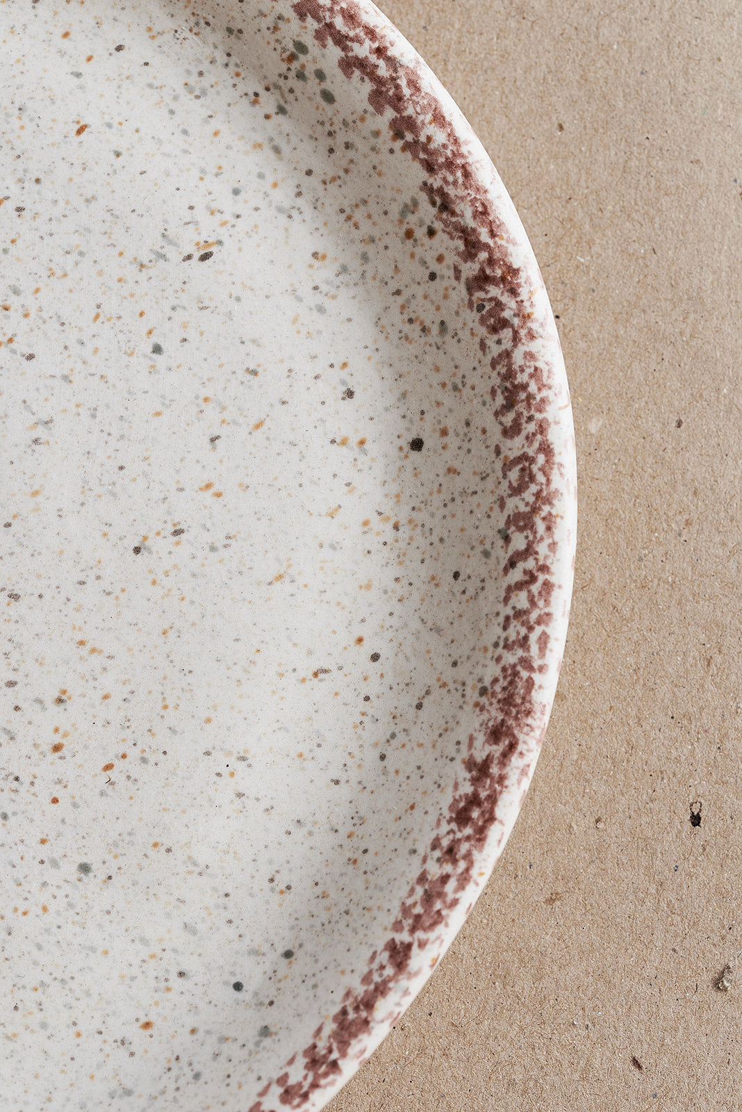 handcrafted ceramic plate