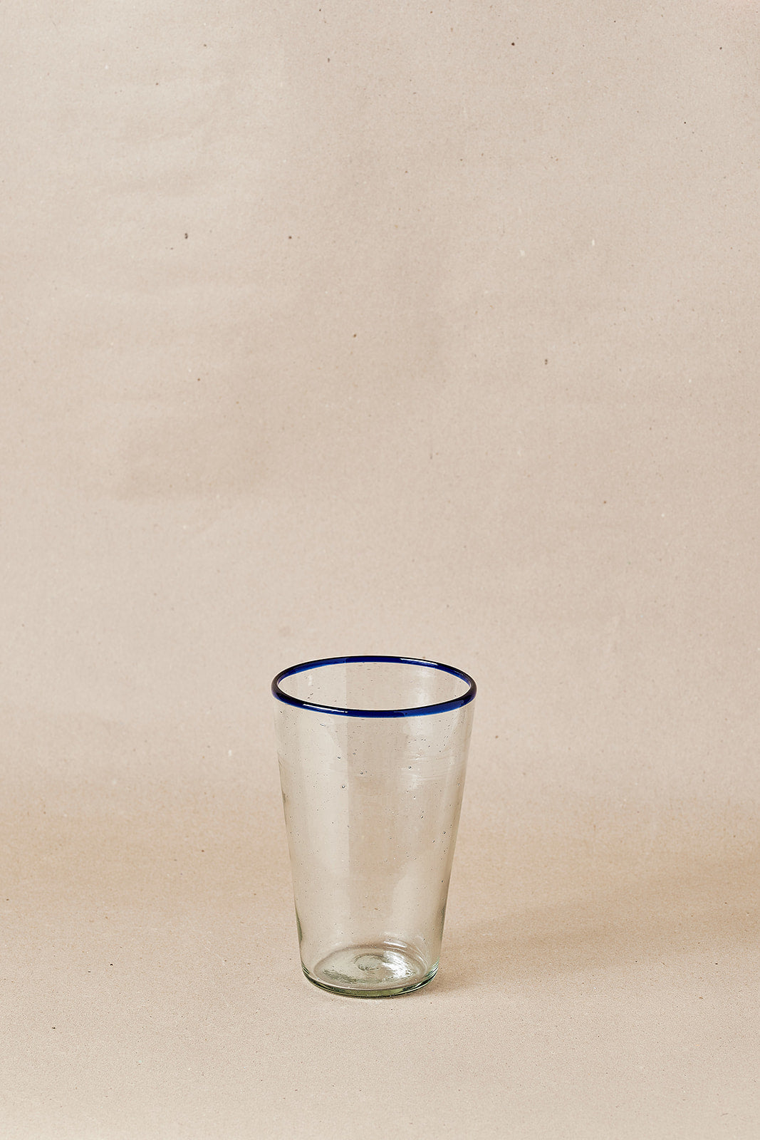 PACK OF 2 | Glass - Blue Rim