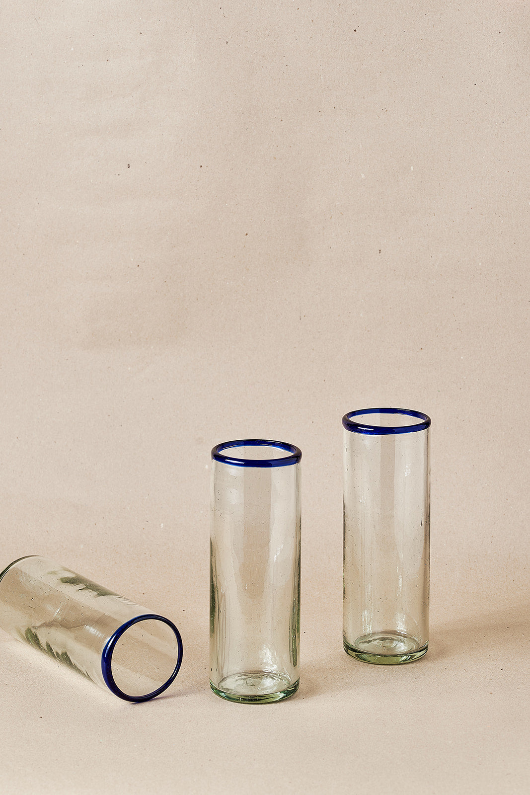 PACK DE 4 | Vaso - Blue Rim Tall