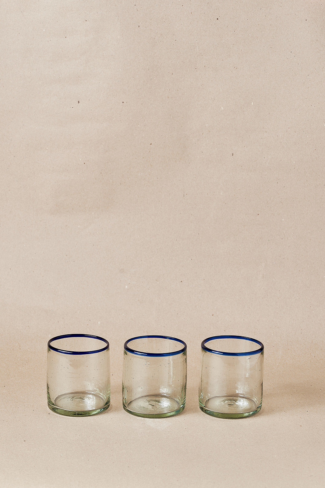PACK DE 2 | Vaso - Blue Rim Round