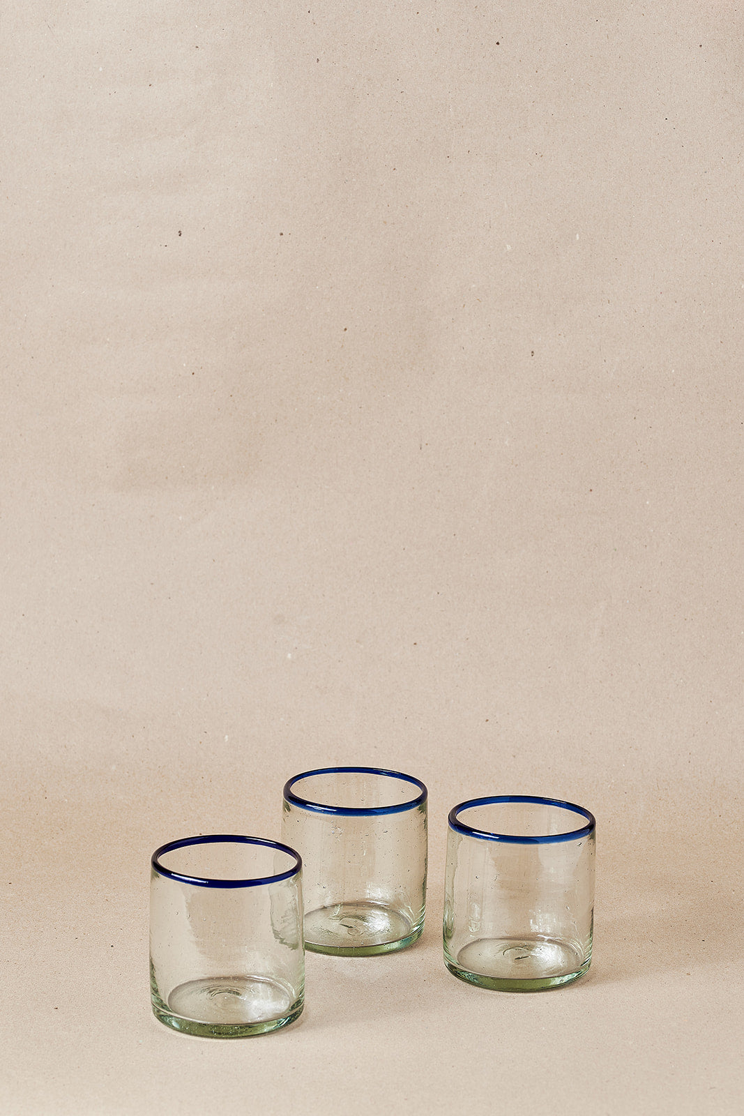 PACK DE 2 | Vaso - Blue Rim Round