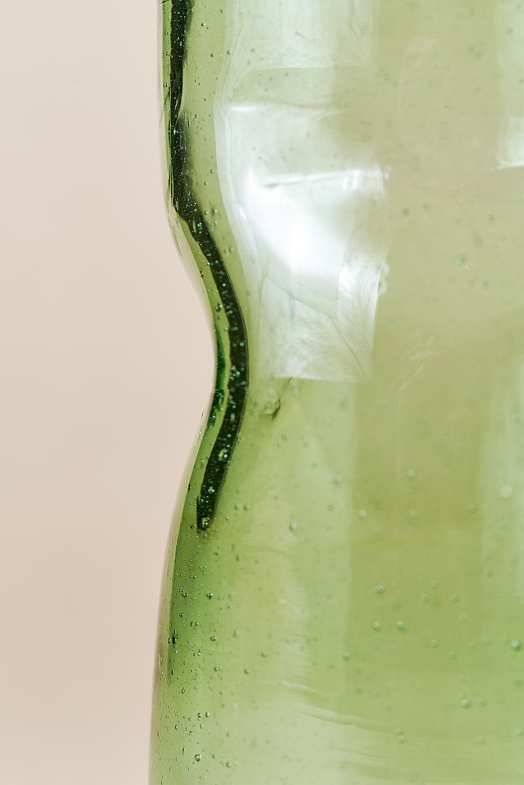 PACK OF 4 | Glass - Jade Creased
