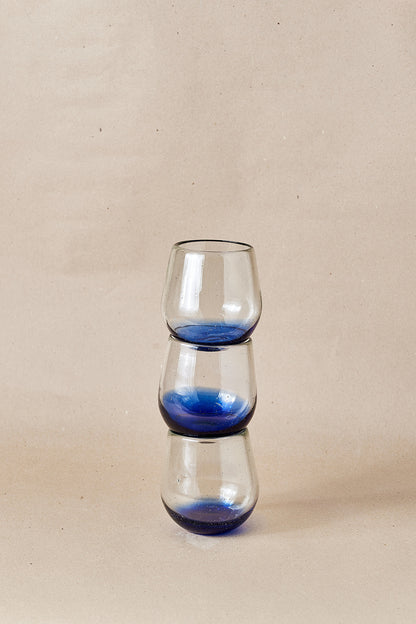 PACK DE 2 | Vaso - Bottom Blue Rim