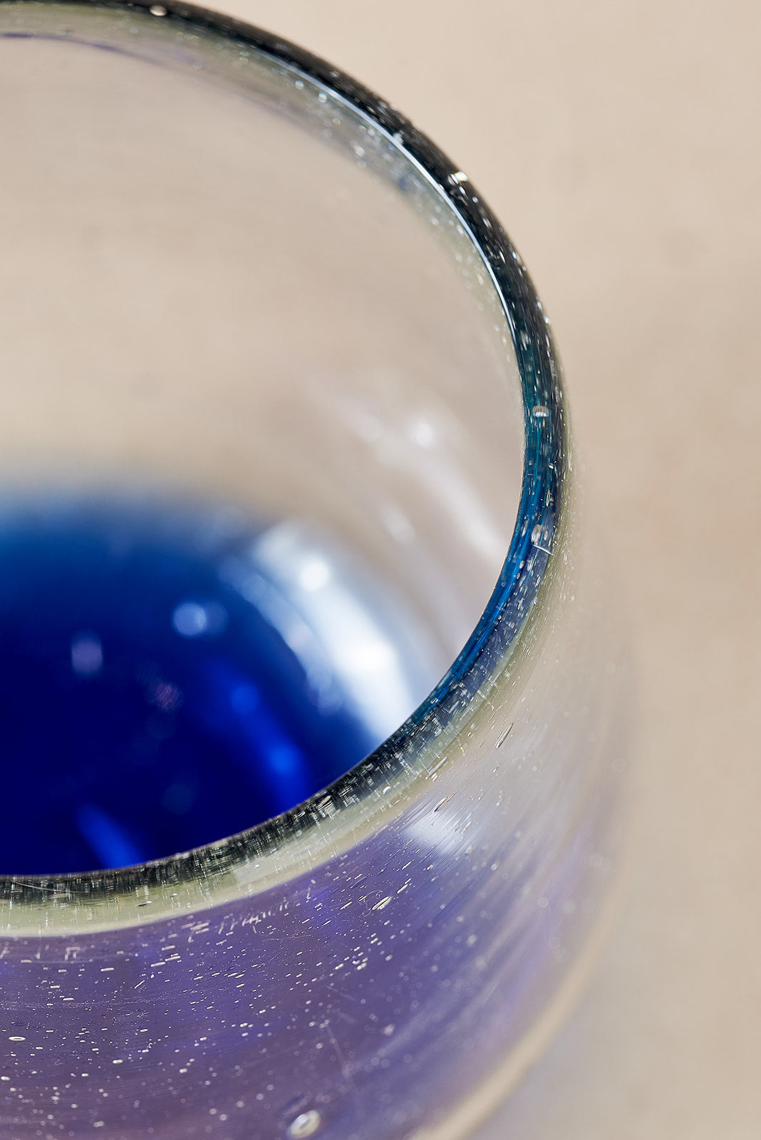 PACK DE 4 | Vaso - Bottom Blue Rim