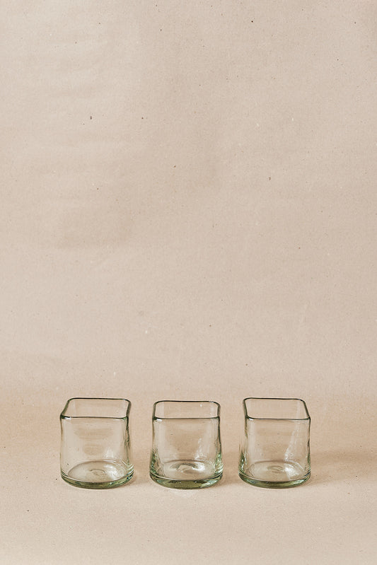 PACK OF 2 | Glass - Crystal Squared