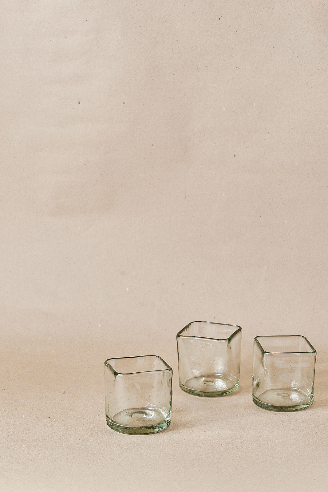 PACK OF 4 | Glass - Crystal Squared