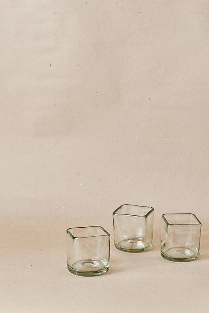 PACK OF 2 | Glass - Crystal Squared