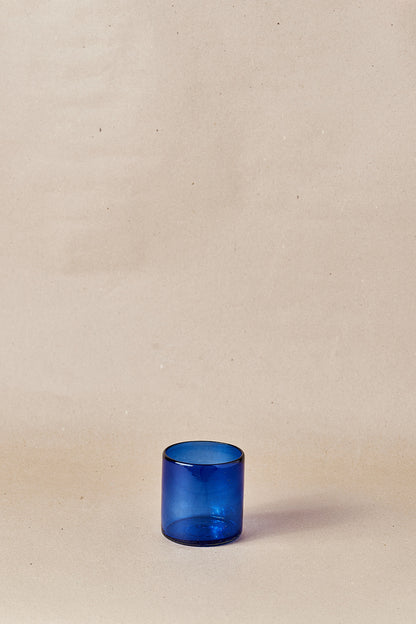 PACK OF 2 | Glass - Blue Round