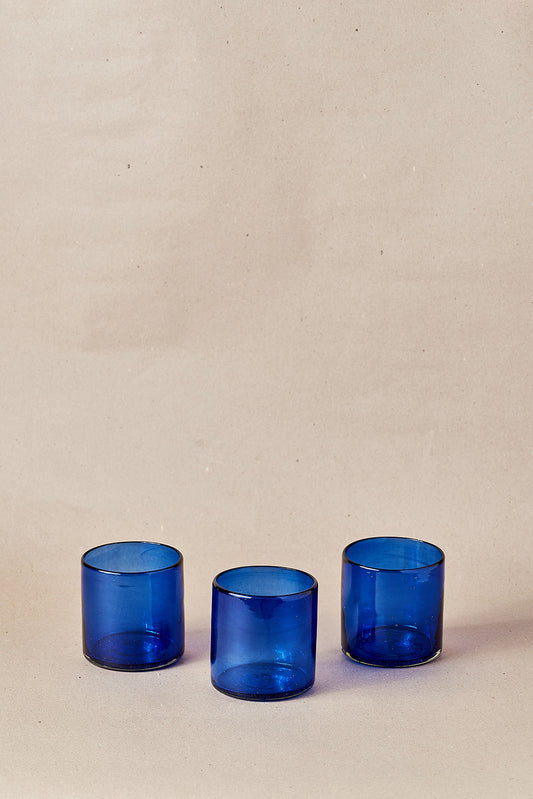 PACK DE 4 | Vaso - Blue Round