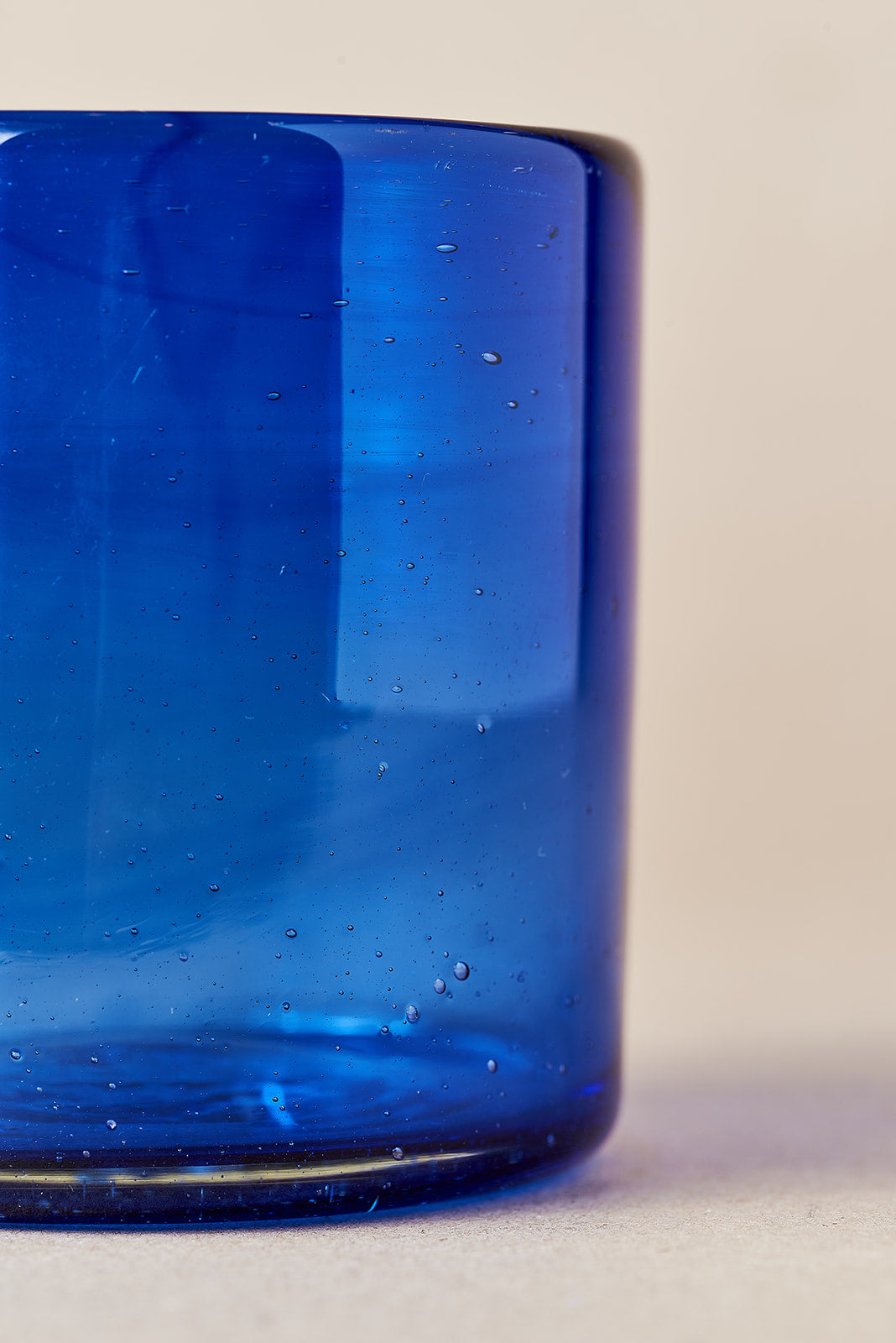 PACK OF 2 | Glass - Blue Round