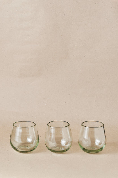 PACK OF 4 | Glass - Crystal Round