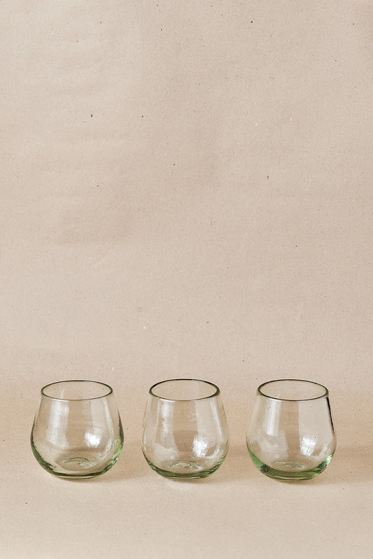 PACK OF 2 | Glass - Crystal Round