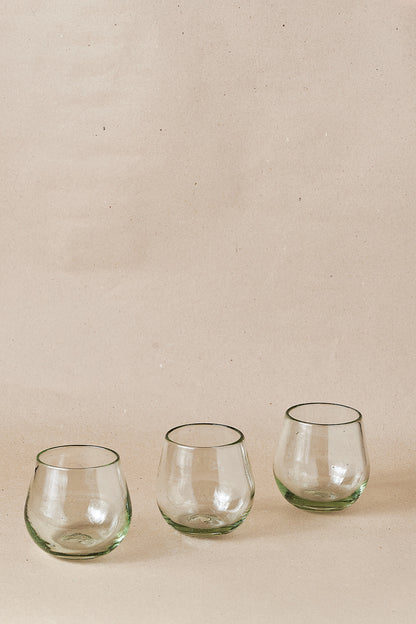 PACK OF 2 | Glass - Crystal Round