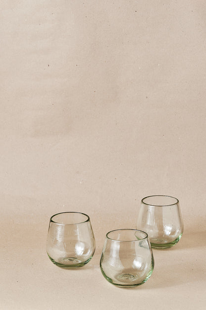 PACK OF 2 | Glass - Crystal Round