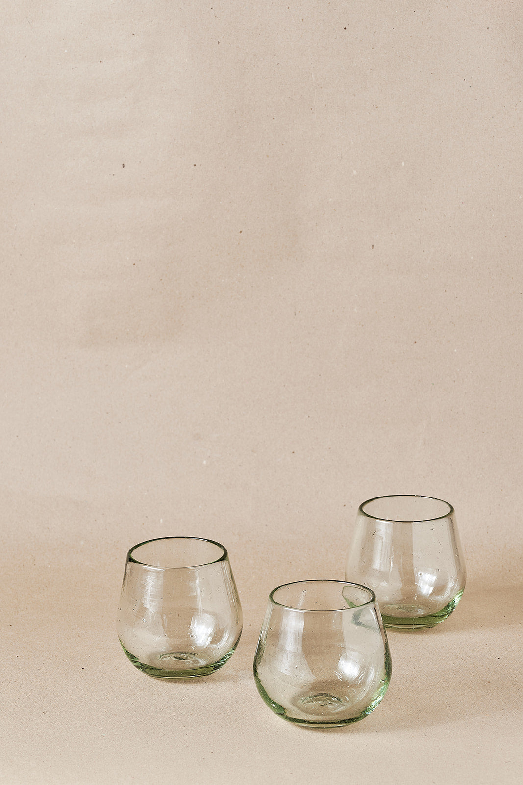 PACK OF 4 | Glass - Crystal Round
