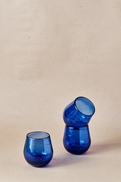PACK OF 2 | Glass - Blue