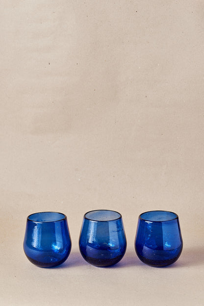 PACK OF 2 | Glass - Blue