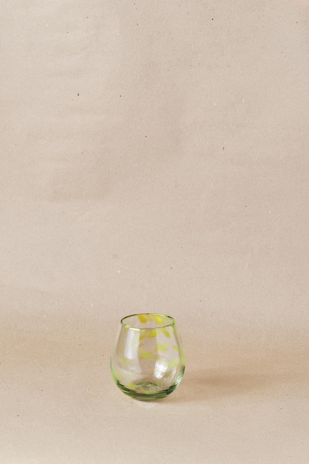 PACK DE 4 | Vaso - Yellow Dots Round