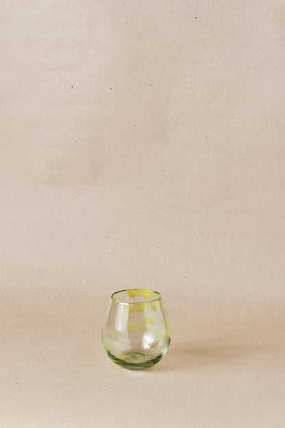 PACK DE 4 | Vaso - Yellow Dots Round