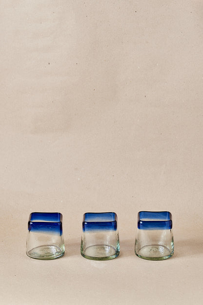 PACK DE 2 | Vaso - Blue Square