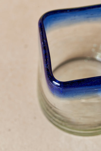PACK DE 4 | Vaso - Blue Square