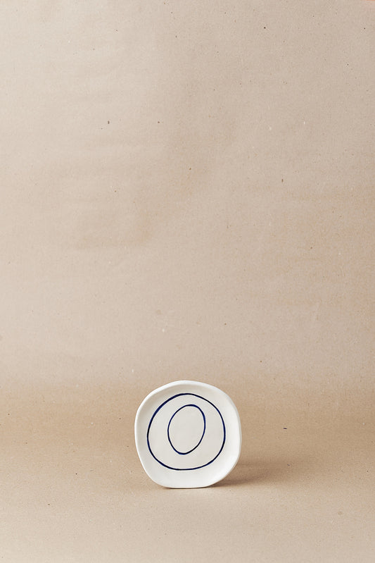 handcrafted ceramic plate