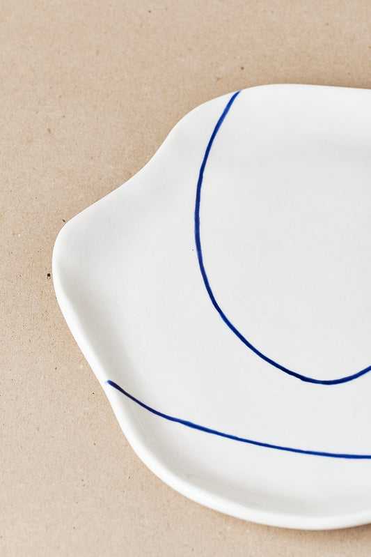 handcrafted ceramic plate