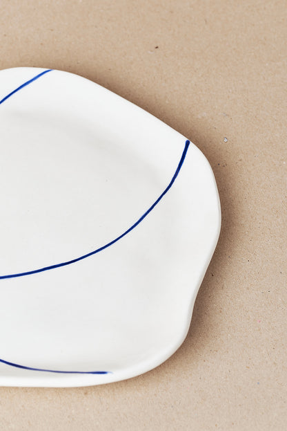handcrafted ceramic plate