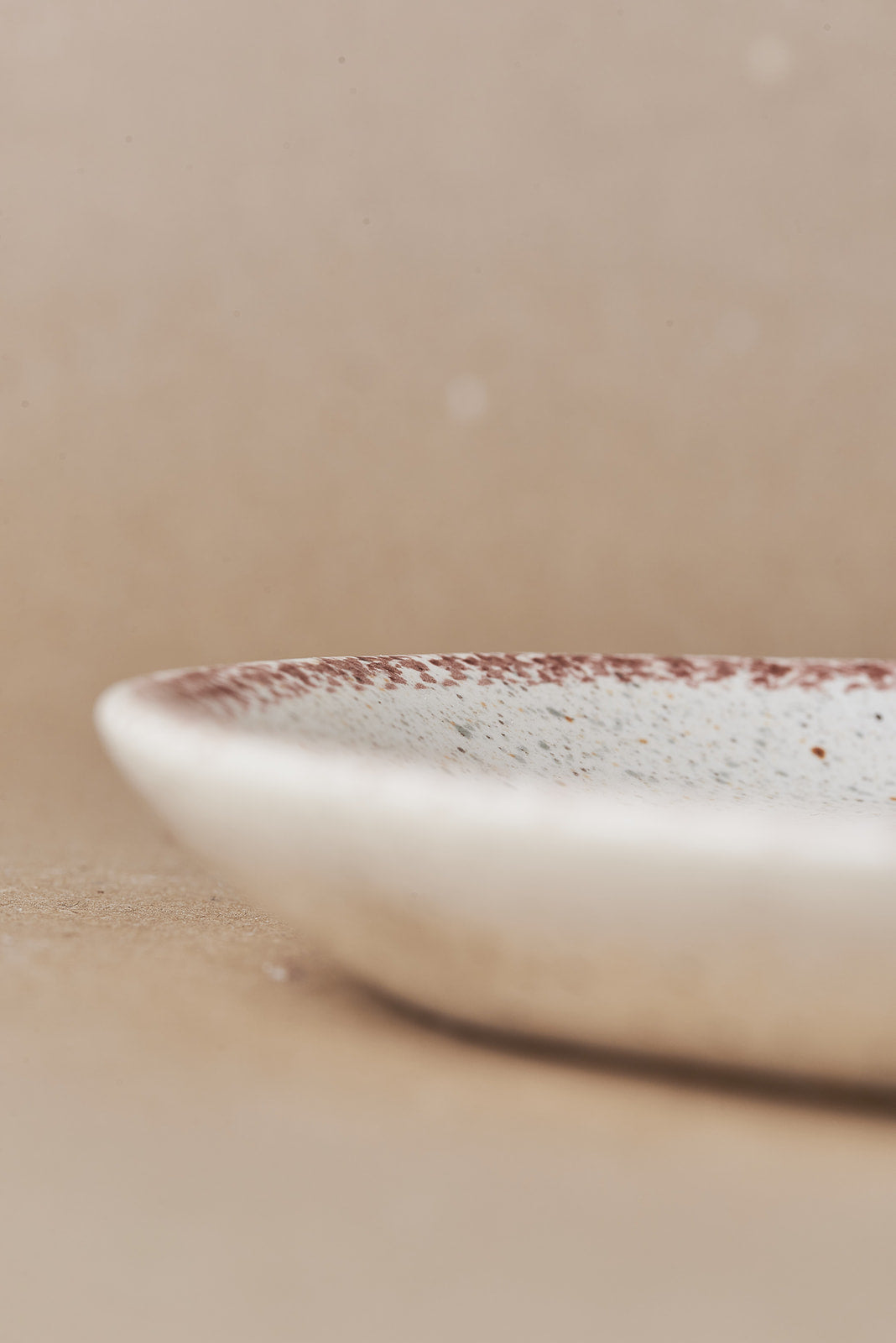 handcrafted ceramic plate