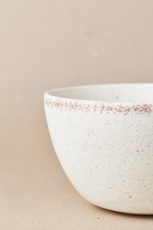 handcrafted ceramic bowl