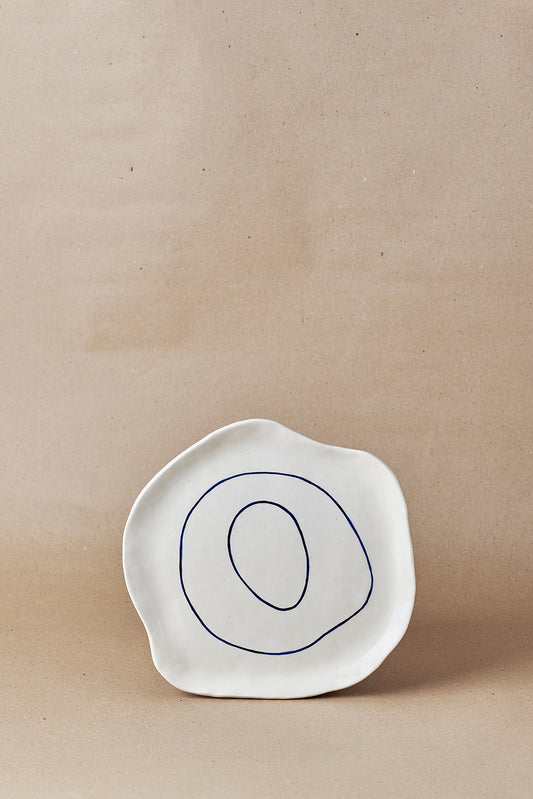 handcrafted ceramic plate