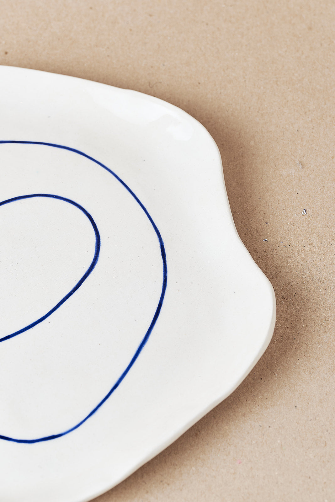 handcrafted ceramic plate