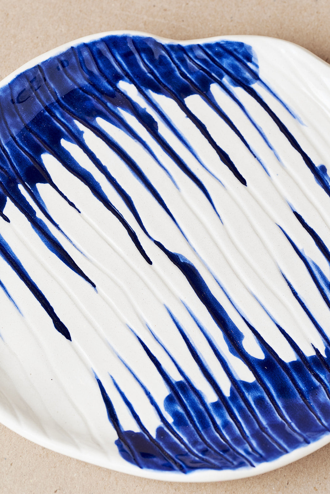 handcrafted ceramic plate