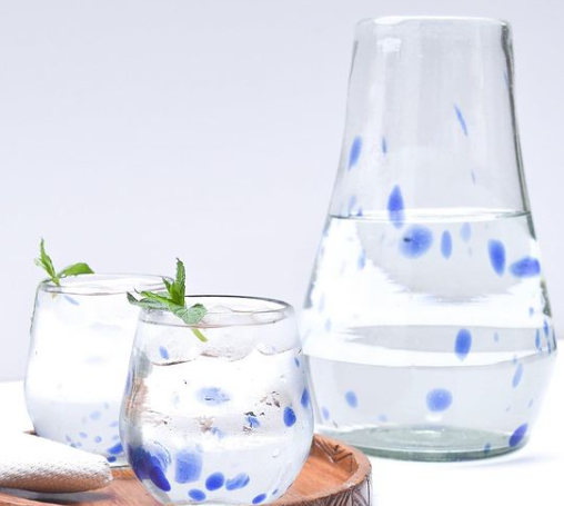 handcrafted crystal jar